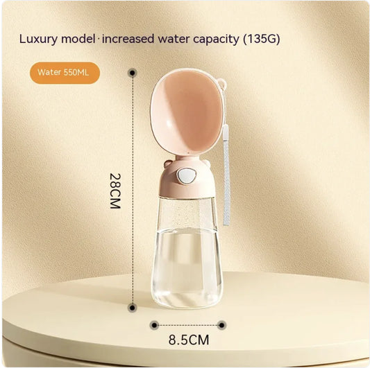 Pawly 2-in-1 Portable Dog Water Bottle And Feeder