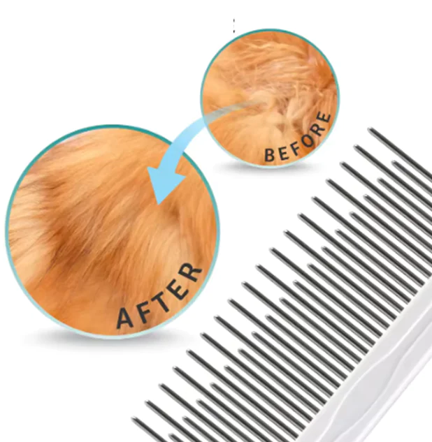 Pawly Deshedding Comb- Remove Loose Fur in Minutes